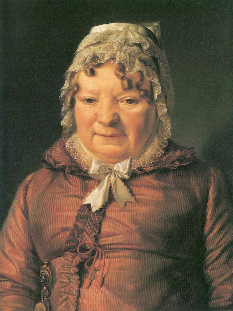 Bildnis der Mutter des Hauptmannes J.C. von Stierle Holzmeister