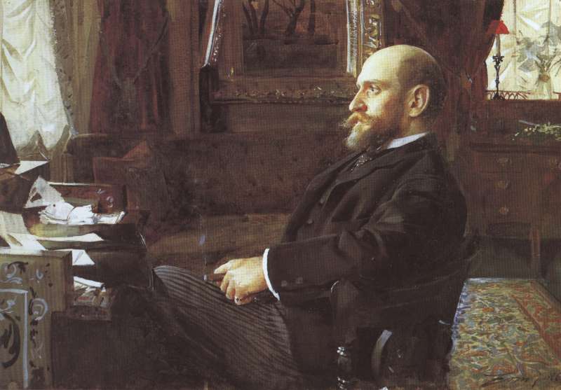 Bildnis des Pariser Bankiers Sir Ernest Cassel