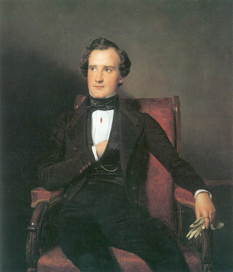 Bildnis des Schauspielers am k.k. Burgtheater Carl Wilhelm Lucas