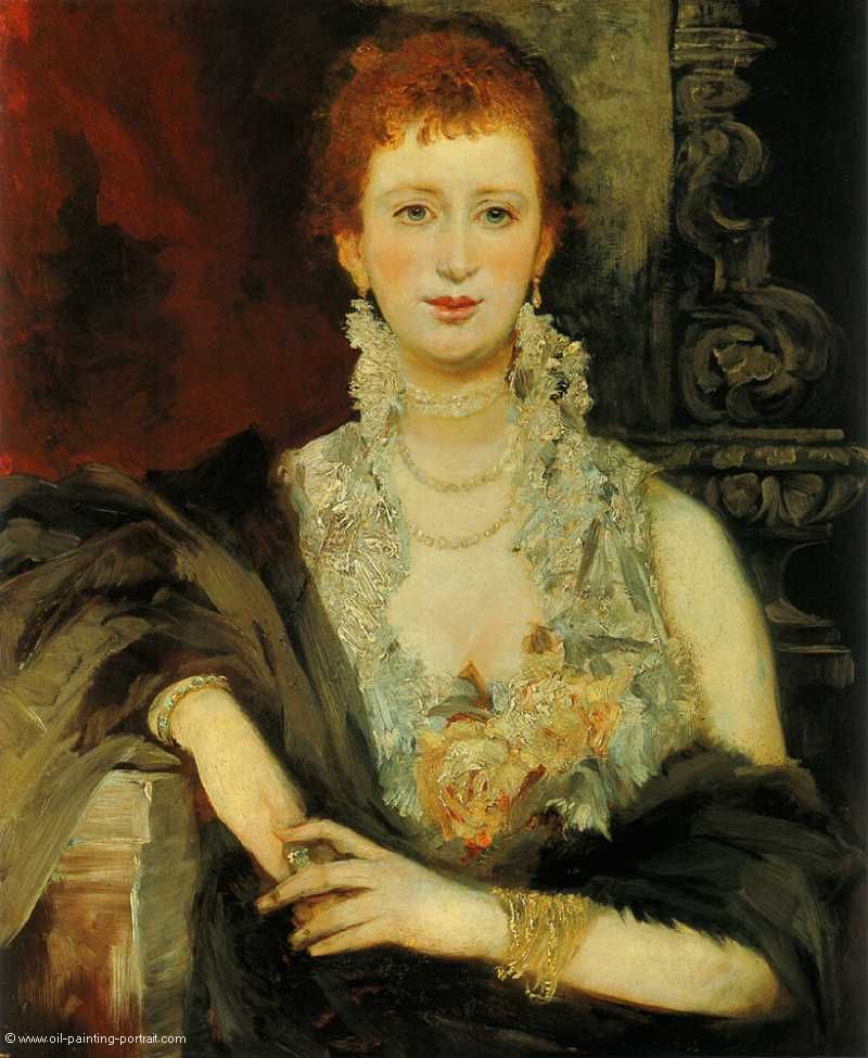 Bildnis von Clothilde Beer
