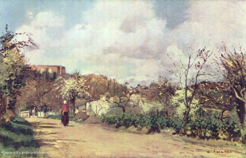 Blick auf Louveciennes