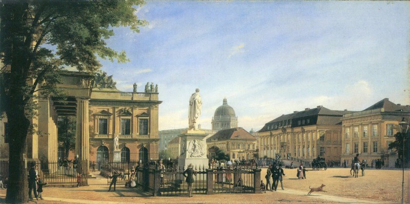 Blick auf das Kronprinzenpalais und das Koenigliche Schloss von der Neuen Wache aus