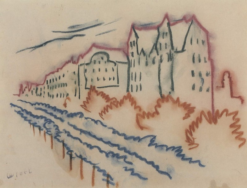 Blick aus der Oberkasseler Wohnung