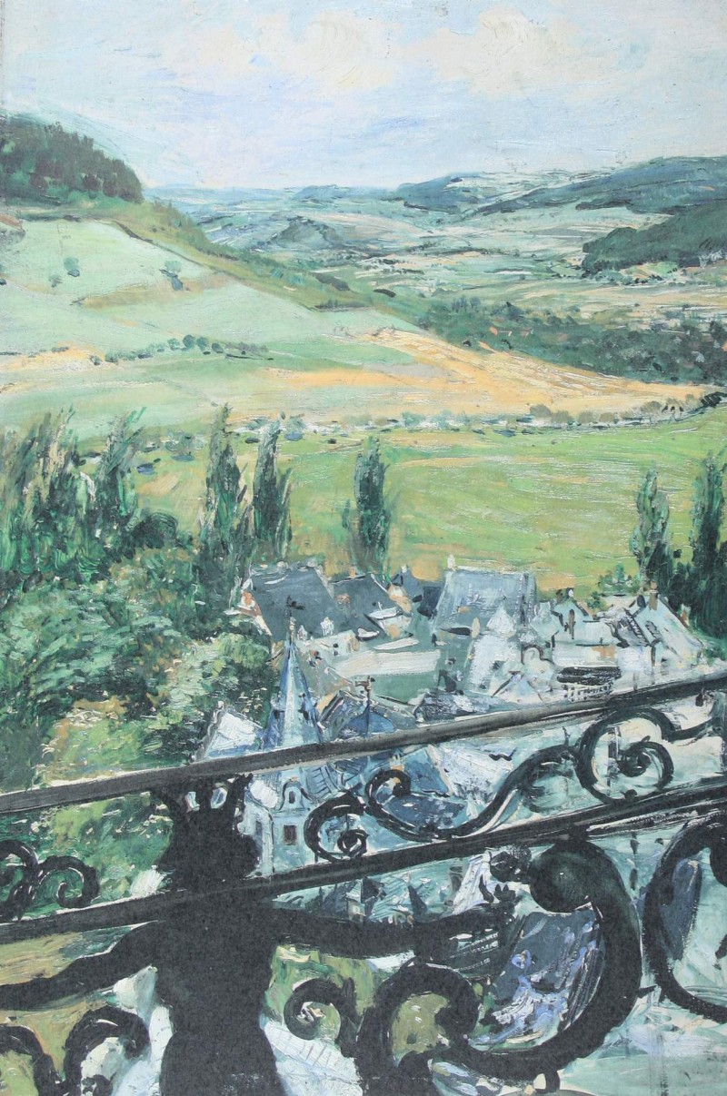 Blick vom Schloss Ramholz in Hessen