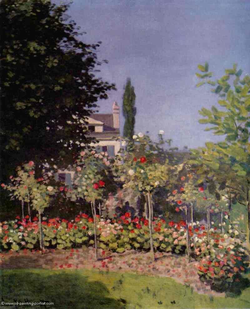 Bluehender Garten in Sainte Adresse