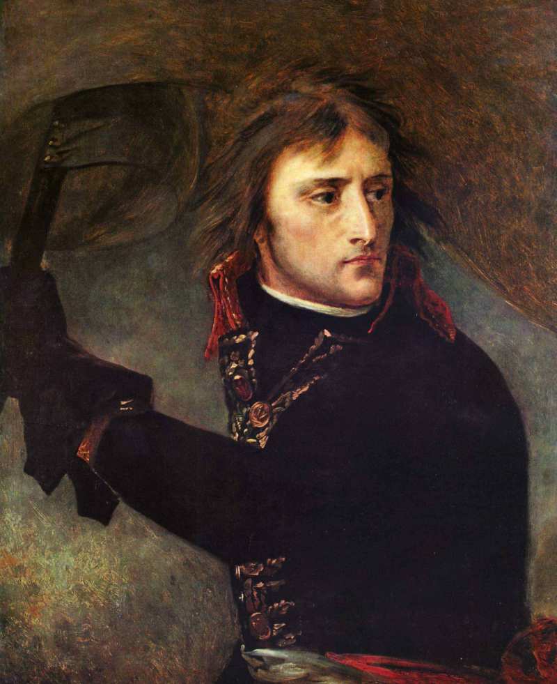 Bonaparte auf der Bruecke von Arcole