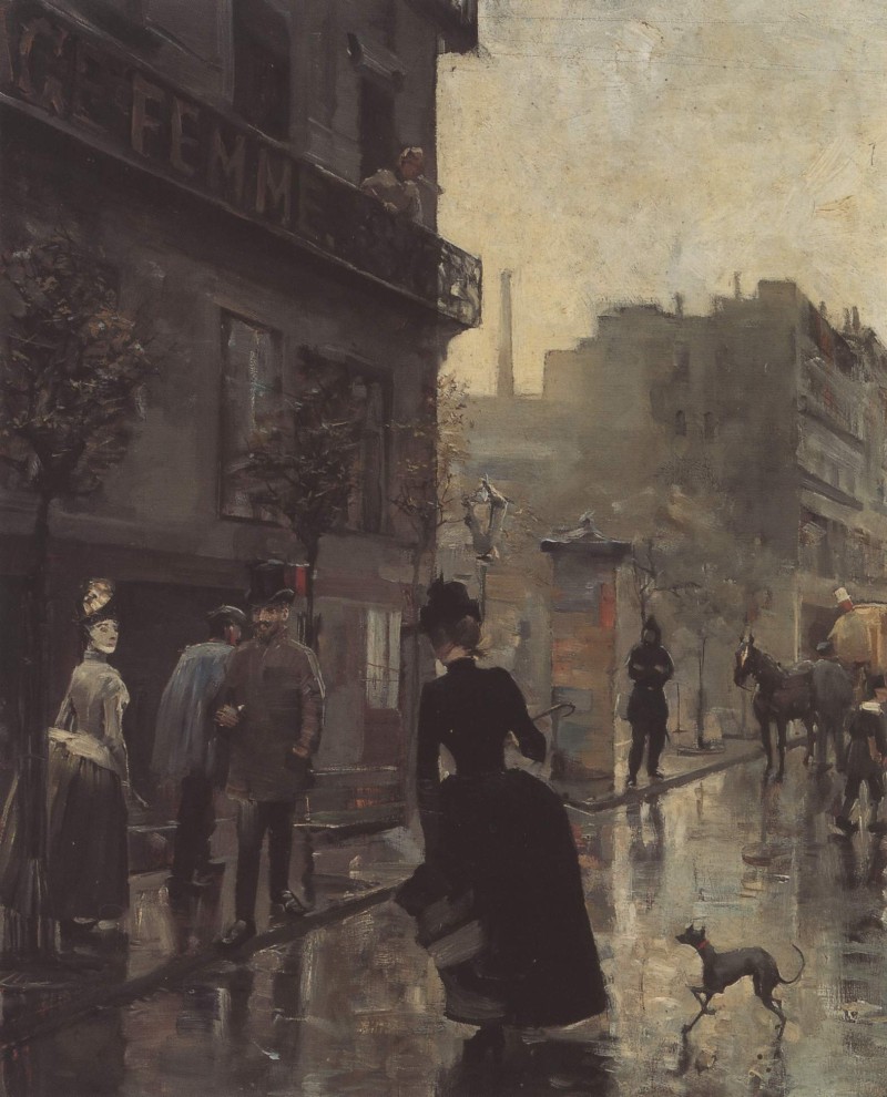 Boulevard in Paris