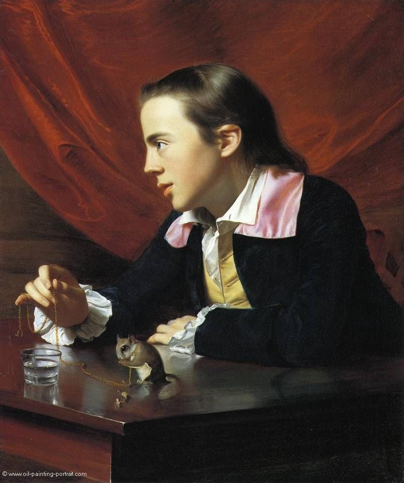 Boy with a Squirrel (Henry Pelham)