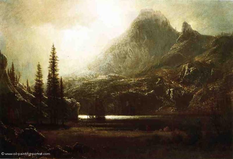By a Mountain Lake