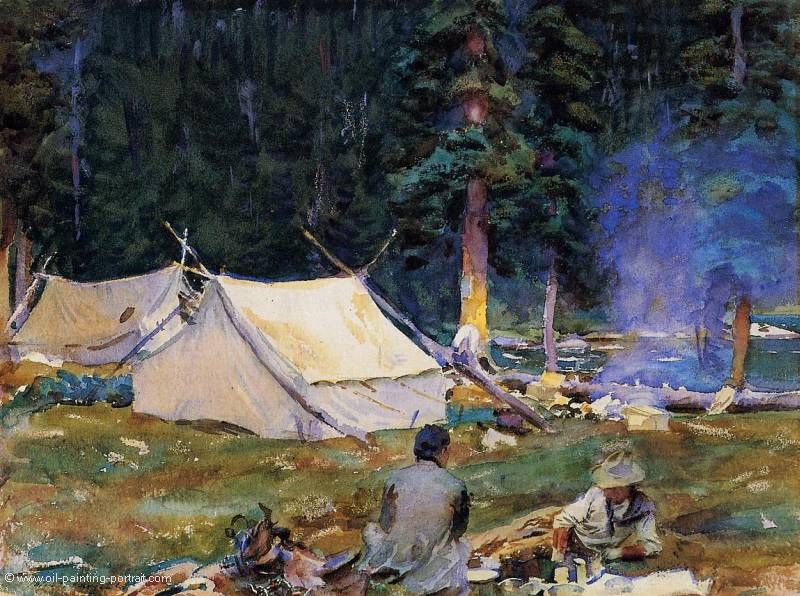 Camping at Lake Ohara