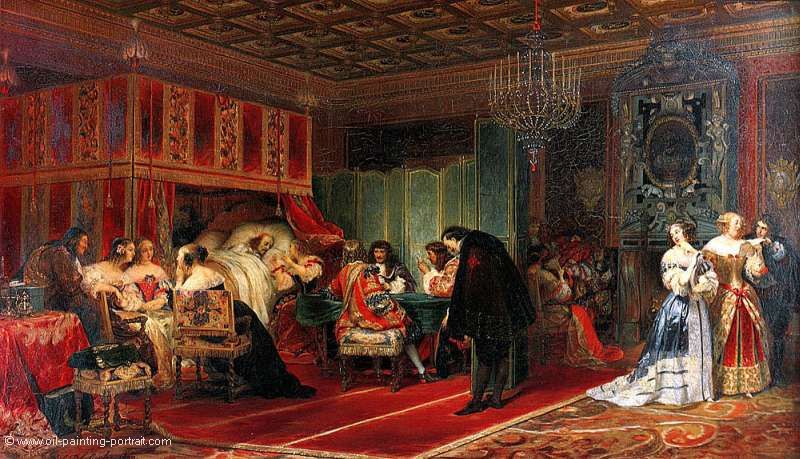 Cardinal Mazarin Dying