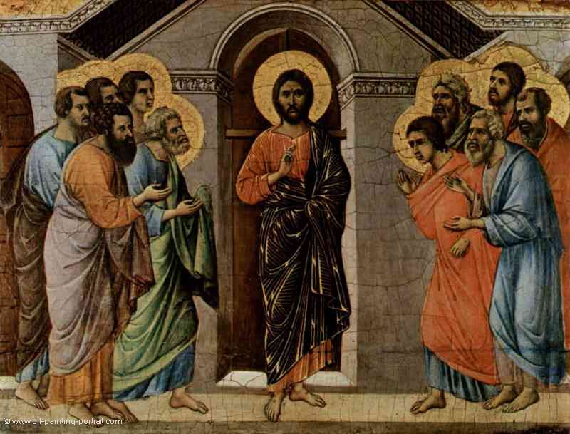 Christus erscheint den Aposteln an der verschlossenen Pforte