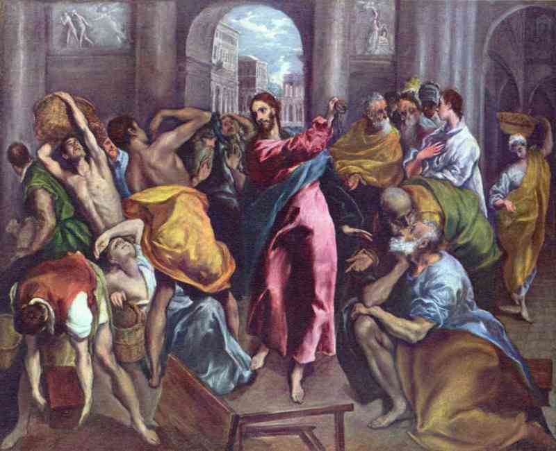 Christus treibt die Haendler aus dem Tempel
