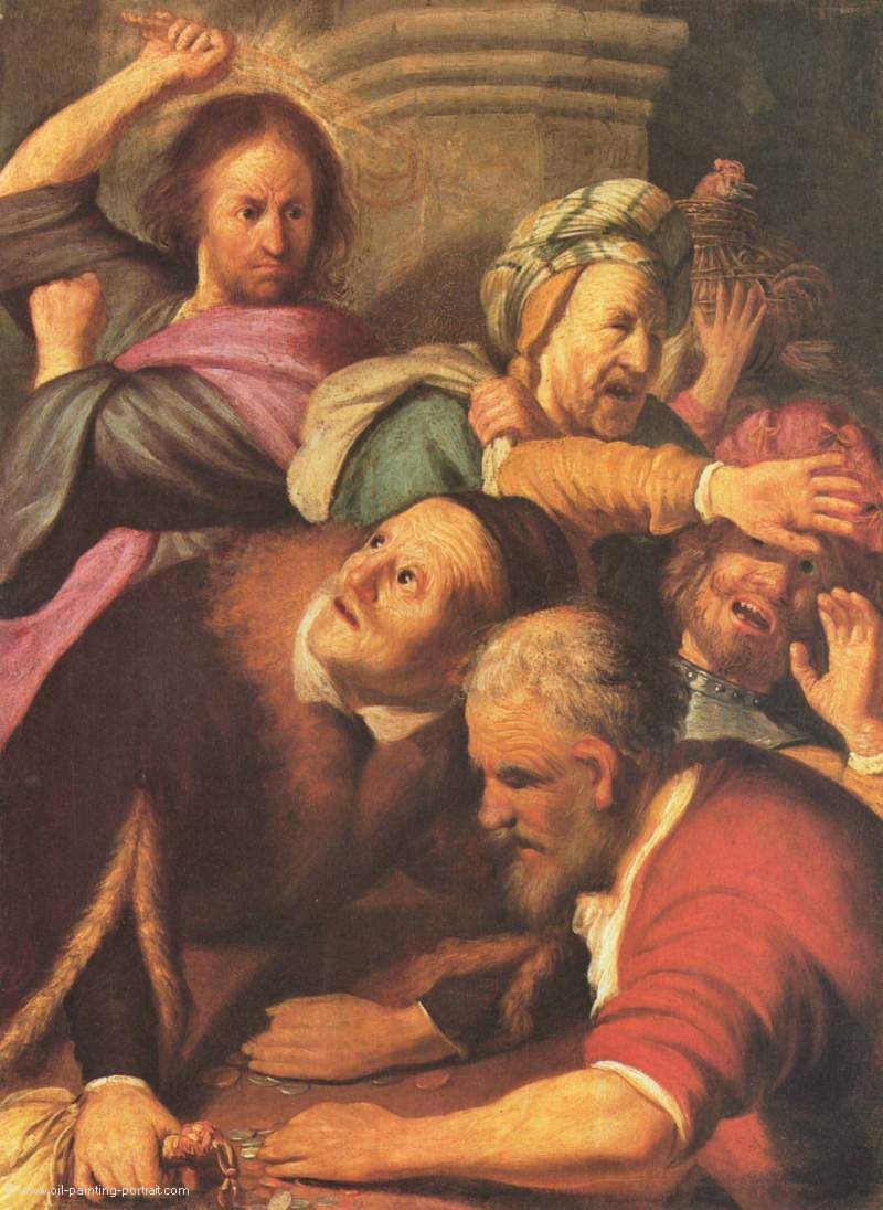 Christus treibt die Wechsler aus dem Tempel