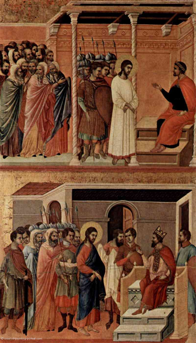 Christus vor Pilatus und Christus vor Herodes