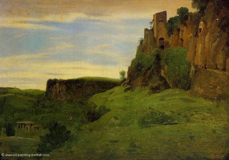 Civita castelland Buildings High in the Rocks