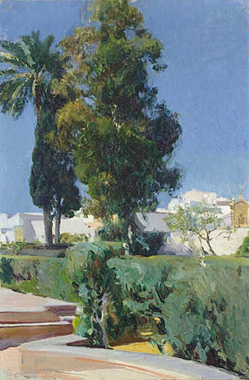 Corner of the Garden Alcazar Sevilla