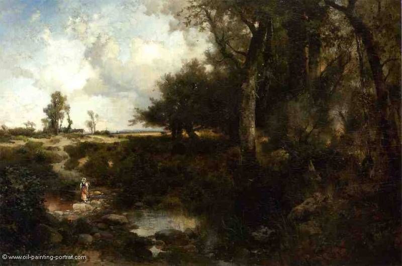 Crossing the Brook near Plainfield New Jersey