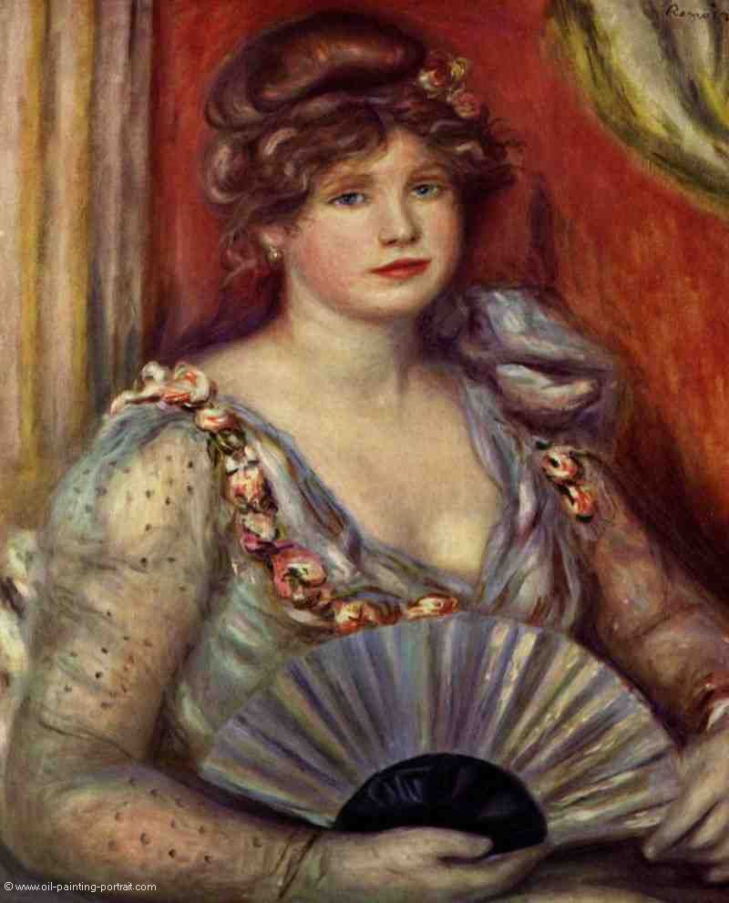 Dame mit Faecher