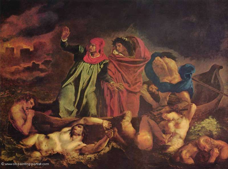 Dante und Vergil in der Hoelle (Die Dante Barke)