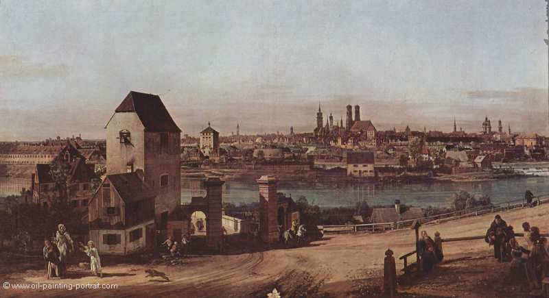Das Brueckentor und die Isar