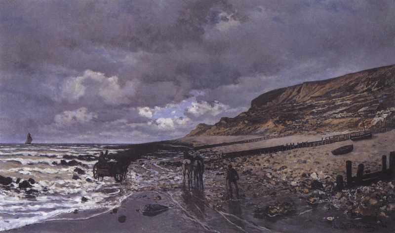 Das Kap von La Heve bei Ebbe