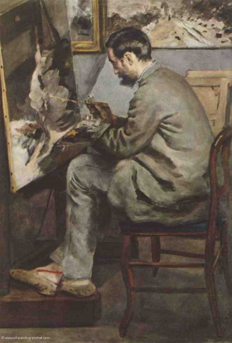 Der Maler Bazille im Atelier