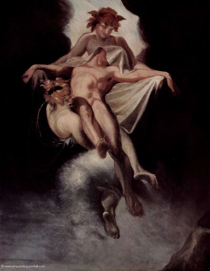 Der Schlaf und der Tod tragen den Koerper des Sarphedon nach Lykien