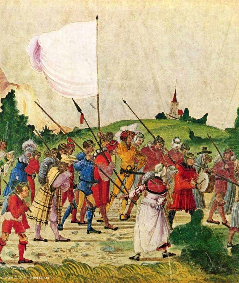 Der Tross, Detail