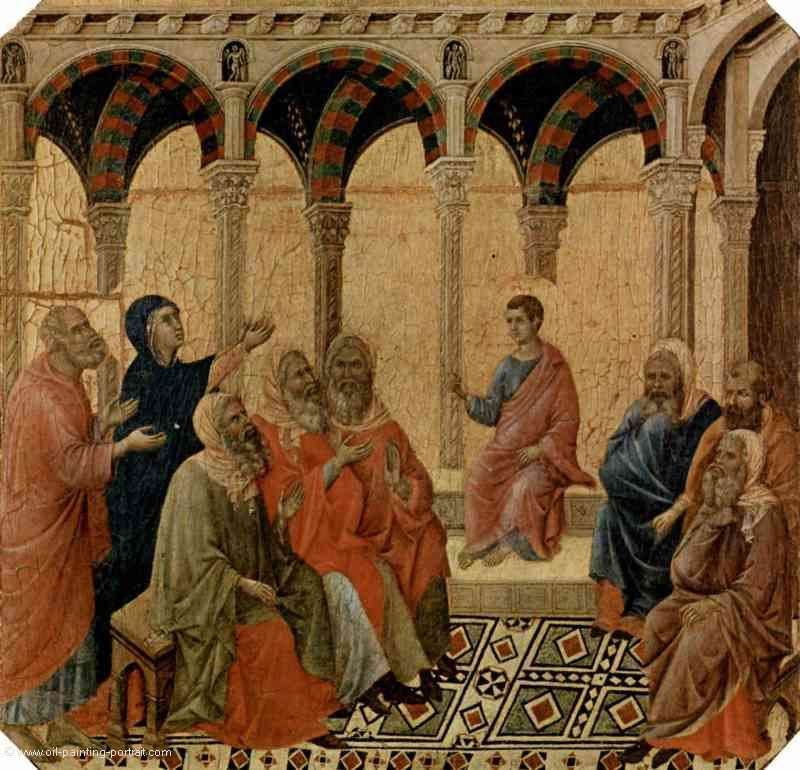 Der Zwoelfjaehrige Jesu im Tempel