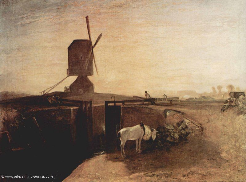 Der grosse Verbindungskanal bei Southall Mill