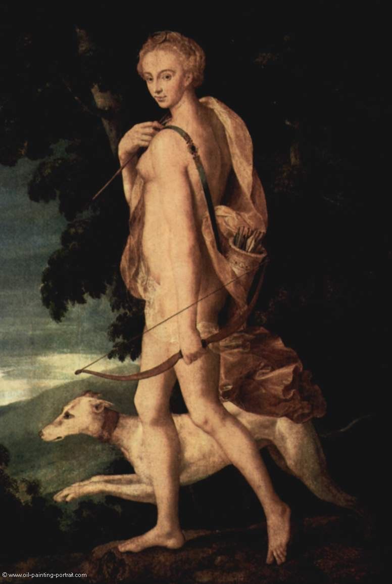 Diana als Jaegerin