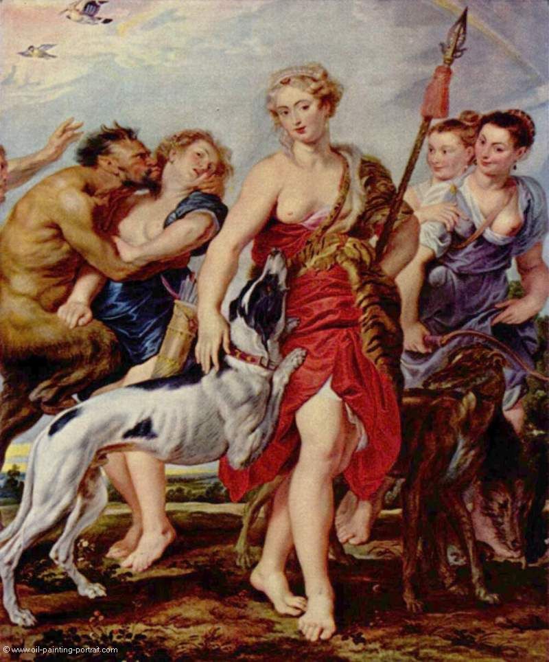 Diana mit Nymphen beim Aufbruch zur Jagd