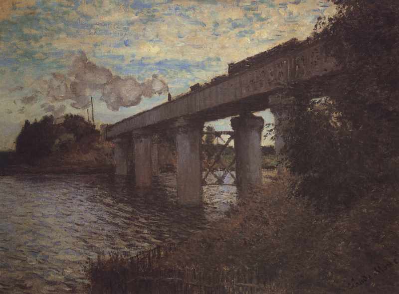 Die Eisenbahnbruecke bei Argenteuil