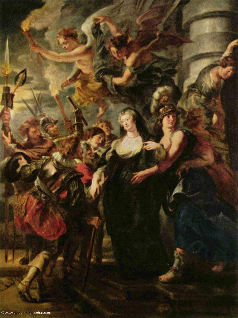 Die Koenigin flieht aus Blois
