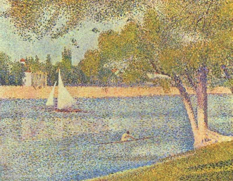 Die Seine an der Grand Jatte, Fruehling