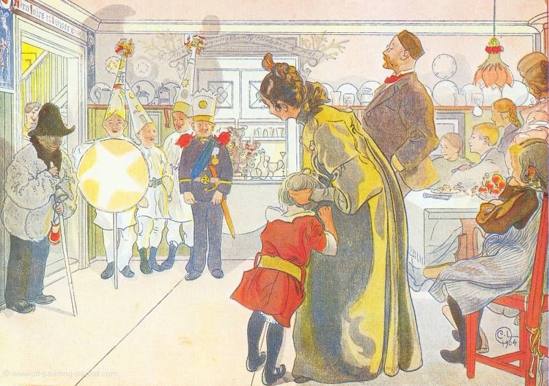 Die Sternsinger bei Larssons