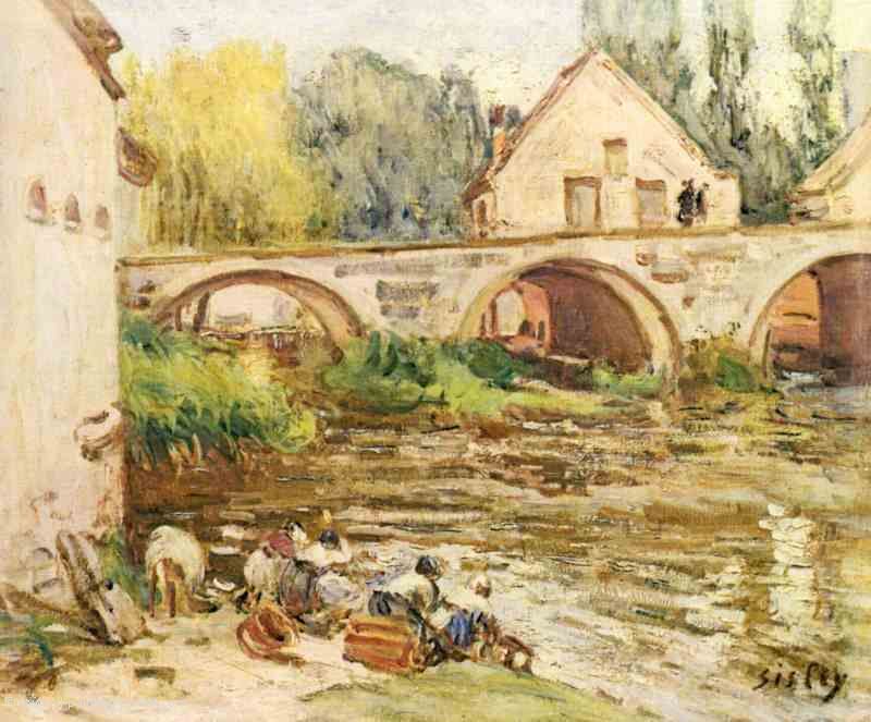 Die Waescherinnen von Moret