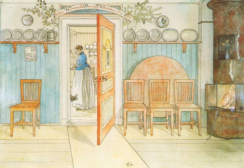 Die alte Anna in der Kueche