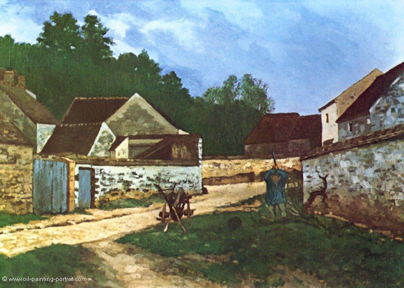 Dorfstrasse in Marlotte