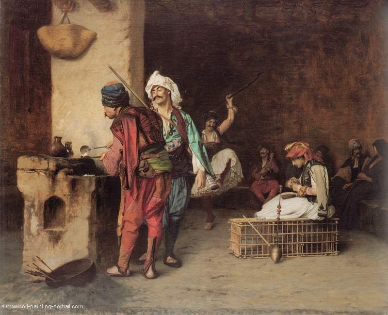 Ein Cafe in Kairo