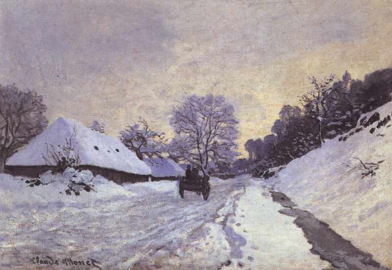 Ein Karren auf dem Weg nach Honfleur