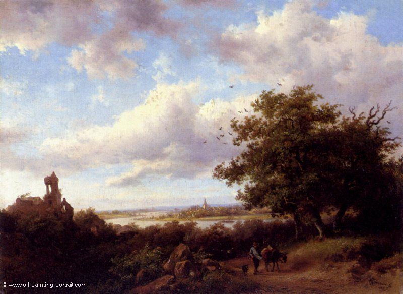 Eine stuermische Sommerlandschaft