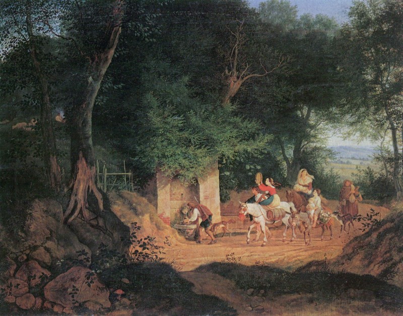 Erntezug in der roemische Campagne