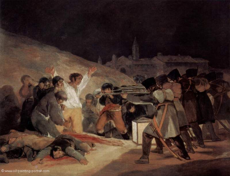 Erschiessung der Austaendischen am 3. Mai 1808 in Madrid