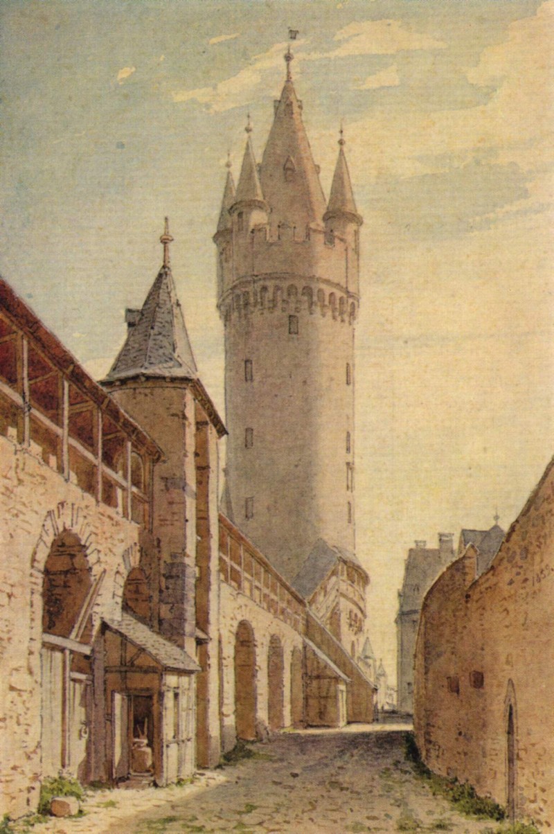 Eschenheimer Turm und Stadtmauer