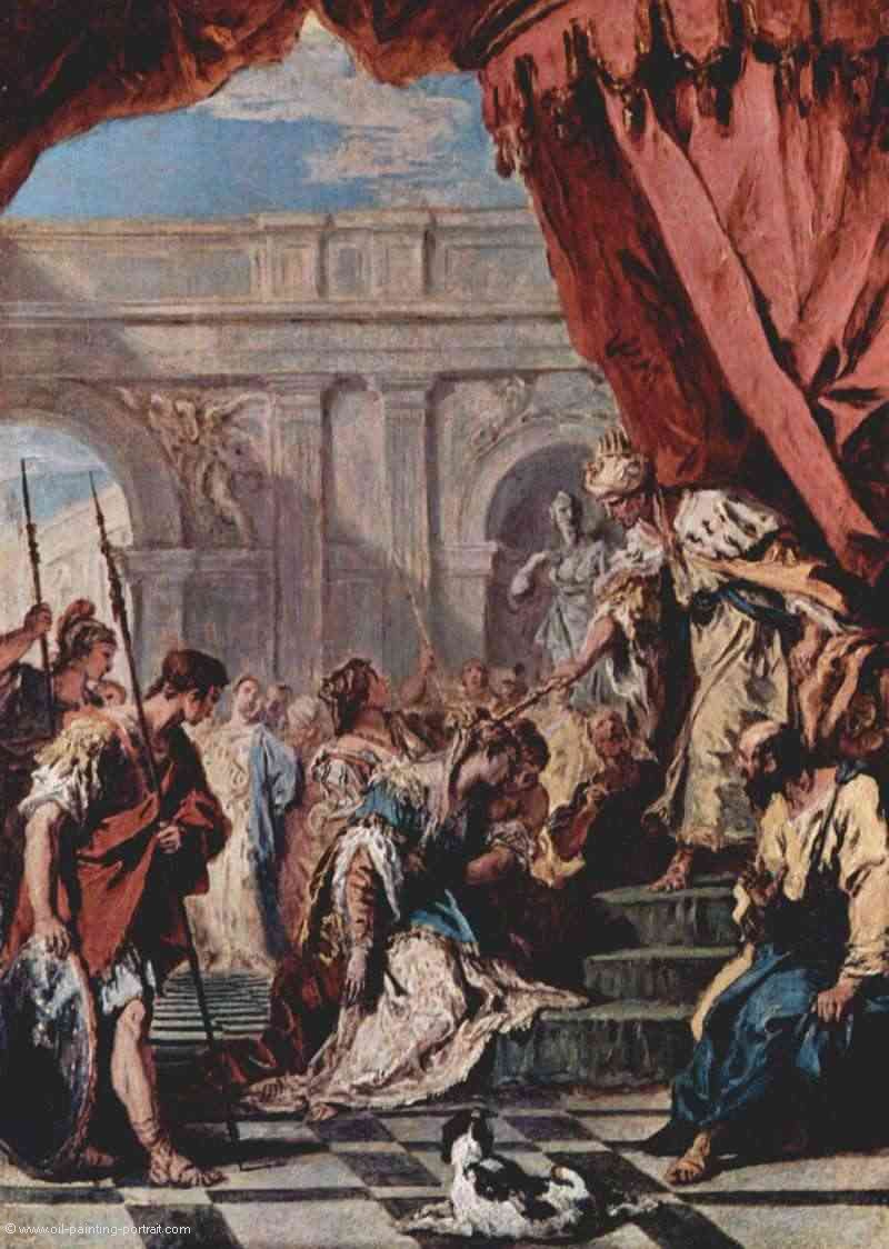 Ester vor dem persischen Koenig Ahasver