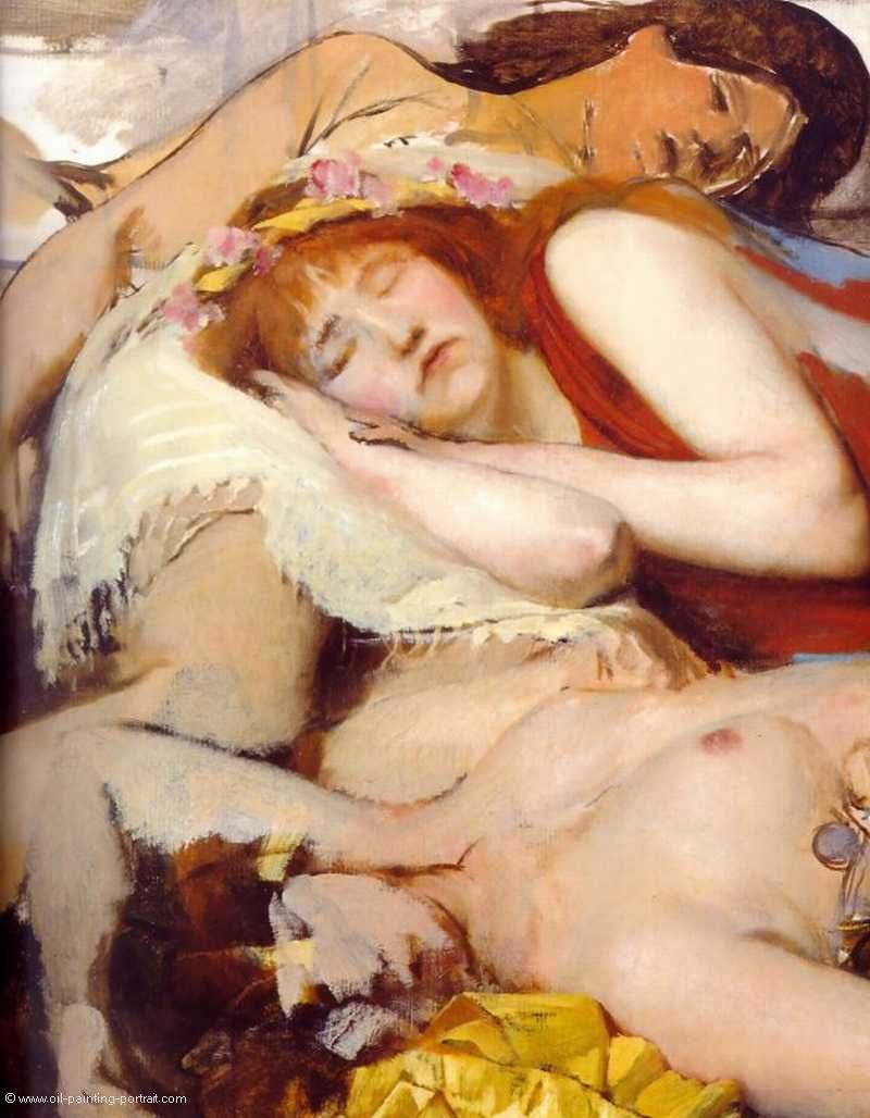 Exhausted Meanides after the dance