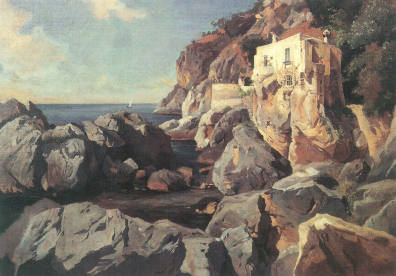 Felsen am Meer auf Capri