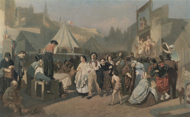 Fest in der Umgebung von Paris (Auf dem Montmartre)